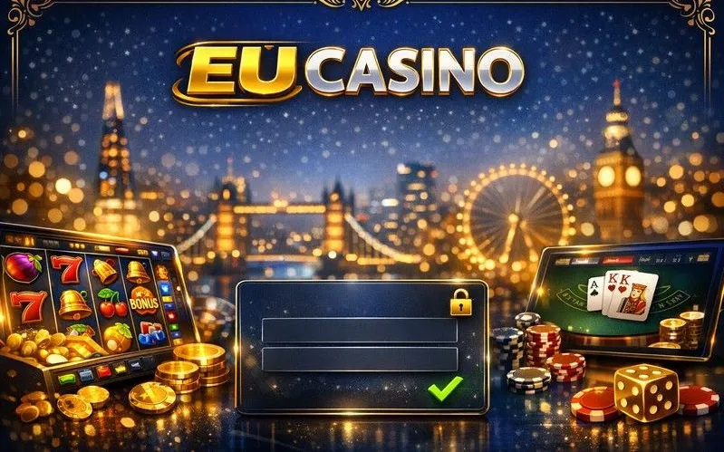 EU Casino login page hero banner